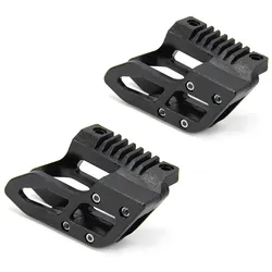 2x Kettenschleifschutz passend für Yamaha Tenere 700 19-24 Schutz Schwinge Schleifschutz Motoguard schwarz Spar-Set