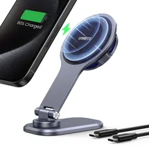 UGREEN Handyhalterung Auto mit Ladefunktion für Tesla Touchscreen kompatibel mit Magsafe Autohalterung Auto Handyhalterung für iPhone 16/16 Pro/16 Pro Max/15/14/13 Serie unterstützt Standby-Funktion