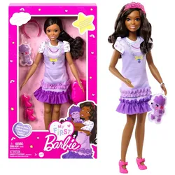Barbie Anziehpuppe Puppe Brooklyn My First Barbie mit Zubehör Mattel HLL20 bunt