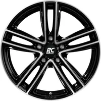 RC Design RC-Design Rc27 Schwarz Glanz Vollpoliert Alufelge 18