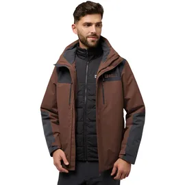 Jack Wolfskin Jasper 3in1 Jacke - Hot Choc - XL