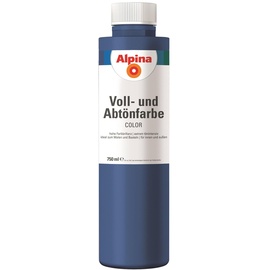 Alpina Color Voll- und Abtönfarbe Mystery Blue seidenmatt