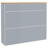 Höffner Hängeschrank - grau ¦ Maße (cm): B: 120 H: 102 T: 31