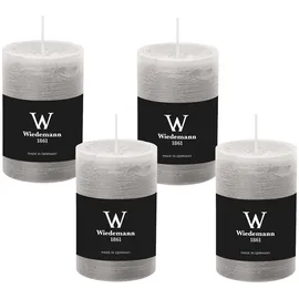 Wiedemann Kerzen Rustik-Kerze 90 x 58 mm 4 St. grau