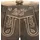 Nübler Lederhose Hotpant Meera in Mocca | Gr.: 36