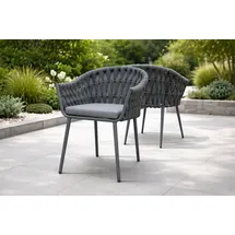 Destiny MOLINO Sessel 61 x 62 x 82 cm anthrazit meliert 2 St.