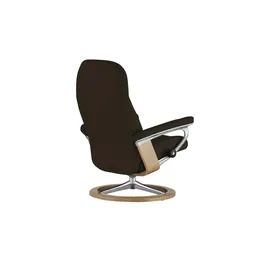 Stressless Relaxsessel Leder 78 x 97 x 70 cm Braun mit Hocker