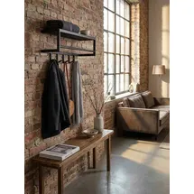 KADIMA DESIGN Wandgarderobe Kadima Schwarz
