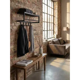 KADIMA DESIGN Wandgarderobe Kadima Schwarz