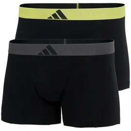 adidas Active Flex Cotton Boxershorts Schwarz S 2er Pack