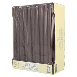 Papstar Leuchterkerzen 50 St. Ø 2,2 cm 25 cm beere