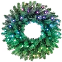 Twinkly Wreath - 50 RGB LED Regal 24" Green