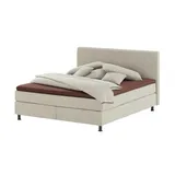 Wohnwert Boxspringbett Dormian Boro ¦ grau ¦ Maße (cm): B: 180 H: 112