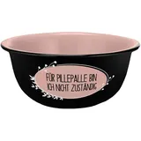 Gedalabels Müslischale Pillepalle Schwarz 600 ml