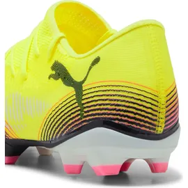 Puma Future 8 Match Low FG/AG Unisex Fussballschuh, Yellow Alert-PUMA Black-Sun Struck,