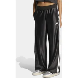 adidas Seasonals Wide Leg Trainingshose Schwarz/Silber 128