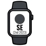 Apple Watch SE GPS + Cellular 40 mm Aluminiumgehäuse mitternacht, Sportarmband mitternacht S/M