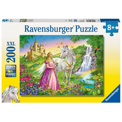 Ravensburger Puzzle Prinzessin mit Pferd. Puzzle 200 Teile XXL, Puzzleteile