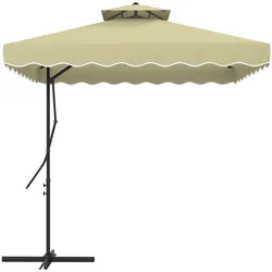 Outsunny Sonnenschirm Metall, Polyester