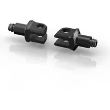 Rizoma Fußrastengelenke Ø18mm Schwarz für Fahrer