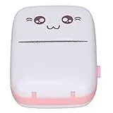 Bewinner Portable Paper Photo Pocket Thermodrucker für Geschenke, Wireless Inkless Pocket Printer USB-Anschluss, 58 Mm Druck, für Büro, Geschenke für Jungen/Mädchen (Rosa)