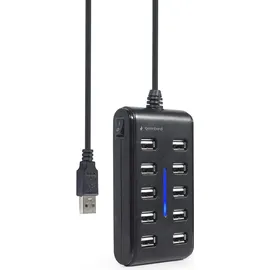 Gembird UHB-U2P10P-01 Hub - Black