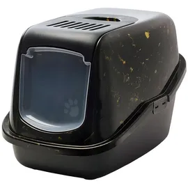 Savic Katzentoilette Nestor 56x39cm Schwarz/Gold