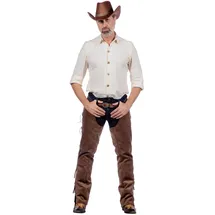 Wilbers & Wilbers 330451 - Western Hemd Clay für Herren, langarm, Cowboy, Karneval