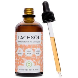 Wolfsbacher Natur Lachsöl Katze 100 ml