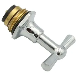 Auslaufventil Oberteil 1/2` Messing verchromt