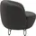 Home Affaire Sessel HOME AFFAIRE "Anjuli Lieferzeit nur 2 Wochen", grau, B:72cm H:72cm T:76cm, 100% Polyester, Sessel, Sessel, Runde Form, perfektes Einzelstück, Flausch oder Feinstruktur