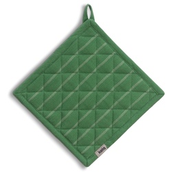 Topflappen Cora 100%Baumwolle hellgrün/grün Streifen 20,0x20,0cm