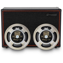 Palmer CAB 212 X V30 - Gitarren Lautsprecherbox mit Celestion Vintage 30 2 x 12, Closed-Back