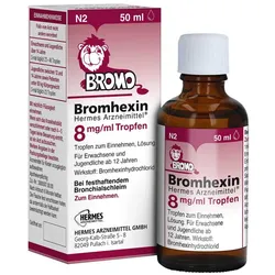 Bromhexin Hermes Arzneimittel 8 mg/ml Tropfen