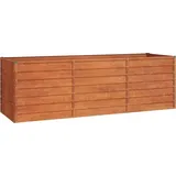 vidaXL Hochbeet Rostig 240 x 80 x 77 cm Cortenstahl