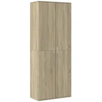 VidaXL Highboard Sonoma-Eiche 70x35x180 cm Holzwerkstoff