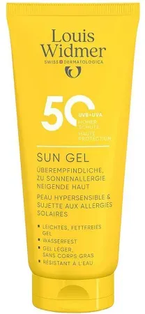 Louis Widmer Sun Gel SPF50 Tube 100ml