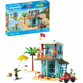 Playmobil My Life Rettungsturm mit Beach buggy 71903