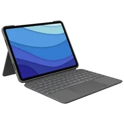 Logitech Combo Touch Tastaturcase Trackpad fuer iPad Pro 12,9" (5./6. Gen) Grau