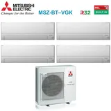 Mitsubishi - electric quadri split inverter-klimageräte serie msz-bt 9+9+9 mit mxz-4f72vf r-32 wi-fi integrated 9000+9000+9000