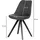 KADIMA DESIGN Esszimmerstuhl Grau, Echtholz, Stativgestell, 49x87x52 cm, Esszimmer, Stühle, Esszimmerstühle, Vierfußstühle