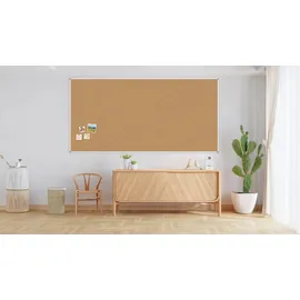 ALLboards Pinnwand 240 x 120 cm Braun