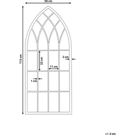 Beliani Wandspiegel Cassel 50 x 115 cm