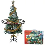 Mojawo Mojawo, Weihnachtsdeko, Weihnachtszug Zug Licht Sound Weihnachtsdekoration Ø87xL274cm Batterie