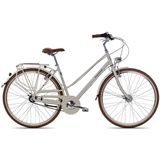 Bergrausch Cityrad Marlies 7, 7 Gang Shimano Nexus 7 Rücktritt Schaltwerk, Citybike Damenrad 28 Zoll tiefer Einstieg weiß weiß 55 cm