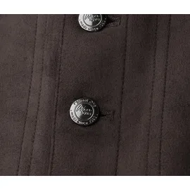 STREET ONE Veloursrock mit Knöpfen deep Roast Brown 42