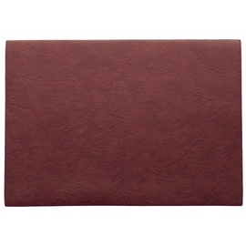 Asa Selection vegan leather Tischset, rosewood 46 x 33 cm