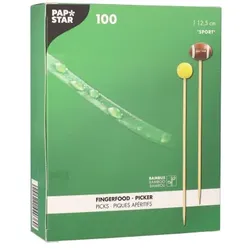 100 Fingerfood - Picker 12,5 cm `Sport`