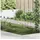 vidaXL Gartenzaun Spalier 305,5 x 55,5 x 0,3 cm Schwarz