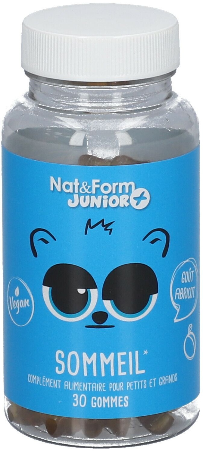 Nat & Form Junior+ Sommeil Oursons 30 pc(s) pastille(s)